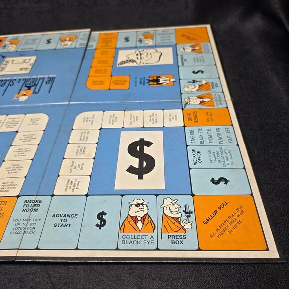 Vintage Lie, Cheat & Steal The Game of Political Power 70s Board Game - Picture 6 of 10